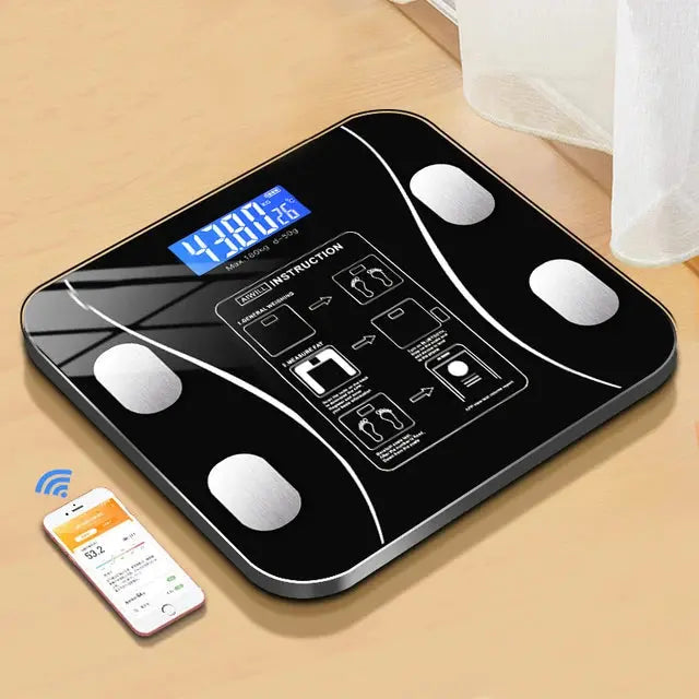 Smart Body Fat Wireless Weight Scale sitodo