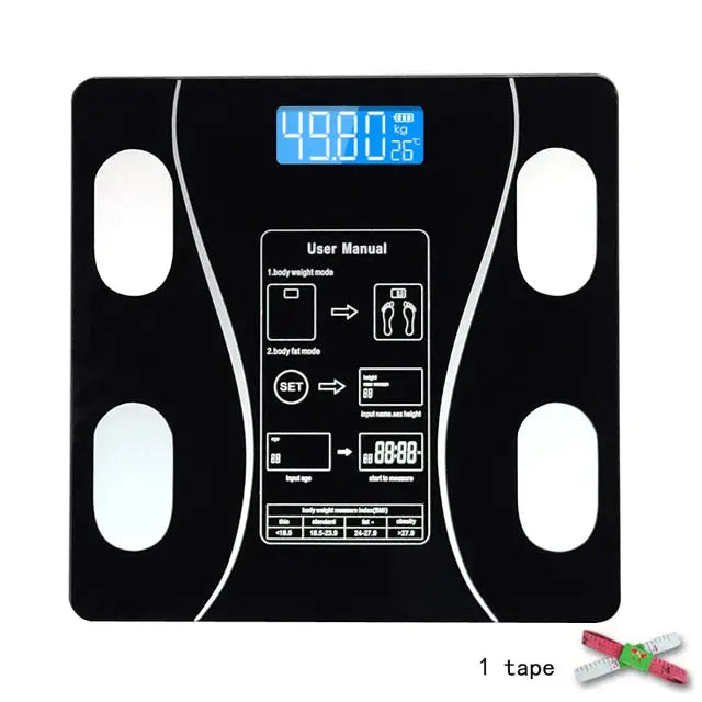 Smart Body Fat Wireless Weight Scale sitodo