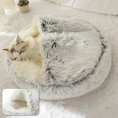 Soft Plush Pet Bed with Cover sitodo