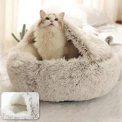 Soft Plush Pet Bed with Cover sitodo