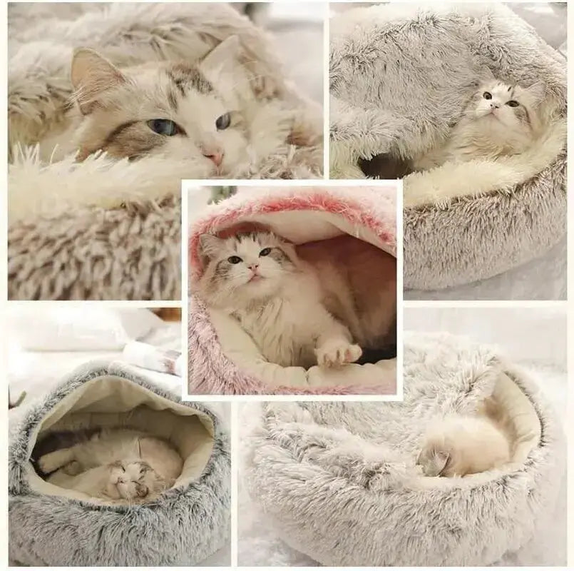 Soft Plush Pet Bed with Cover sitodo