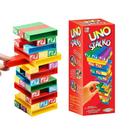 Stacko UNO Card Board Game sitodo