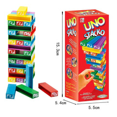 Stacko UNO Card Board Game sitodo