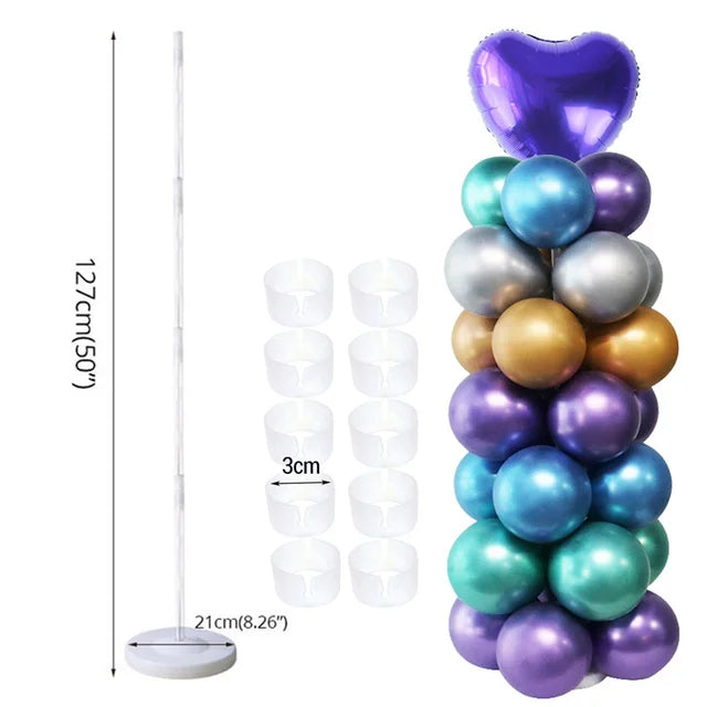 Table Balloon Arch Set Balloon Column Stand