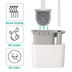 Wall Hanging Toilet Brush with Holder sitodo