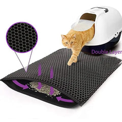 Waterproof Double Layer Cat Litter Mat sitodo