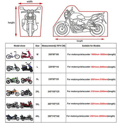 Waterproof Dustproof Motorcycle Cover sitodo