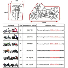 Waterproof UV Protective Motorcycle Cover sitodo