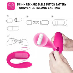 Wearable U-Type Couple Vibrator sitodo