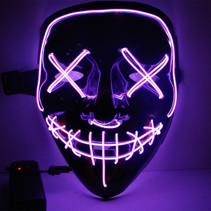 VIP Halloween Mask LED Purge Masks