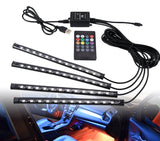 Ambient Interior LED-Streifen-Licht-Auto-dekorative Atmosphären-Lichter mit USB-Zigaretten-Neon-LED-Streifen-Auto